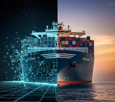 Ocean Freight Icon